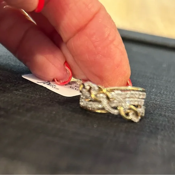 JTV .50 CTW round white diamond Women's Ring - Picture 2 of 5